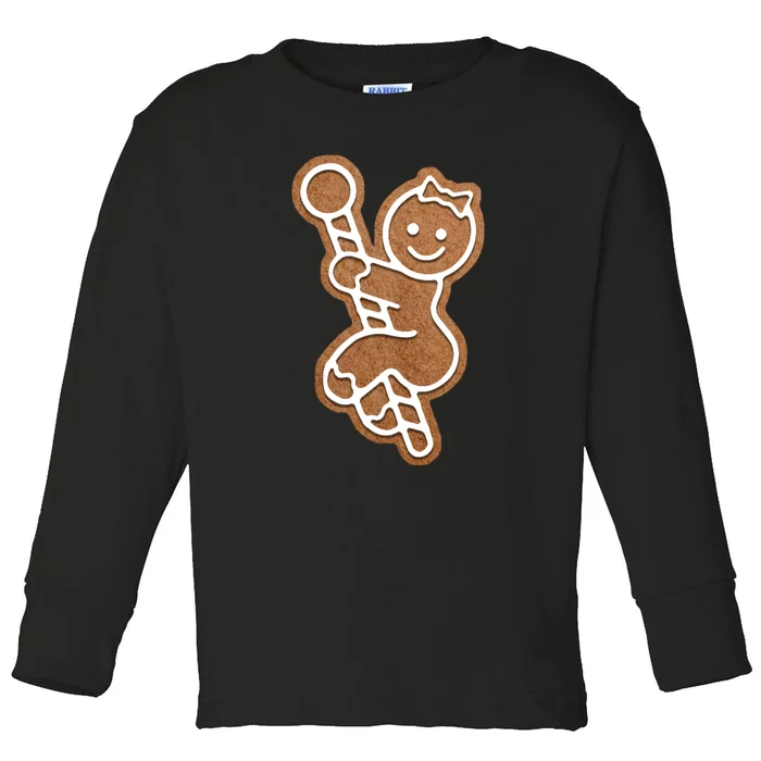 Funny Adult Sex Joke Naughty Gingerbread Christmas Holiday Matching Couple Toddler Long Sleeve Shirt