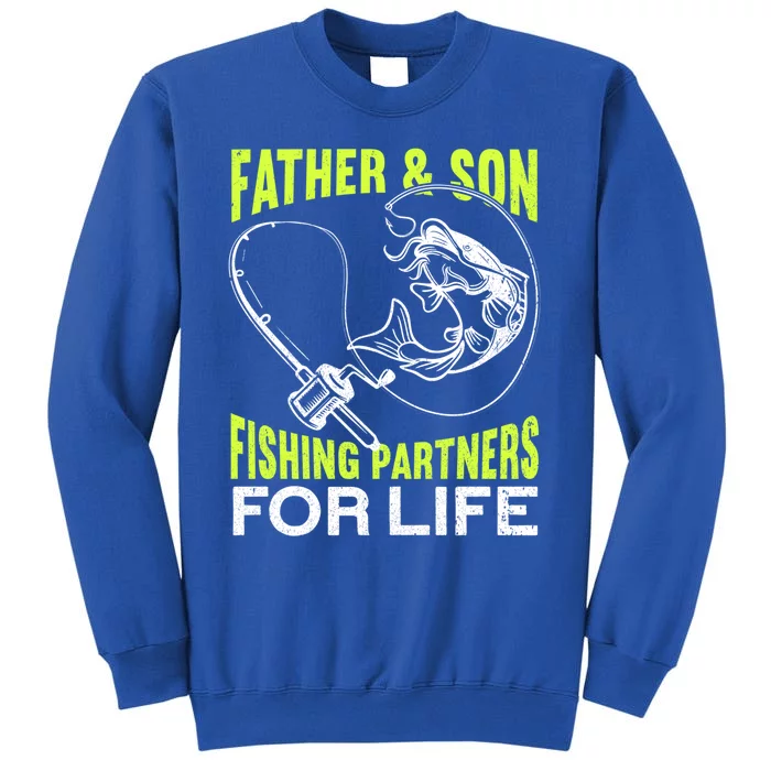 Father And Son Fishing Partners For Life Fishing Fathers Day Gift Sweatshirt