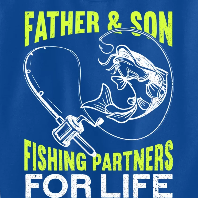 Father And Son Fishing Partners For Life Fishing Fathers Day Gift Kids Sweatshirt