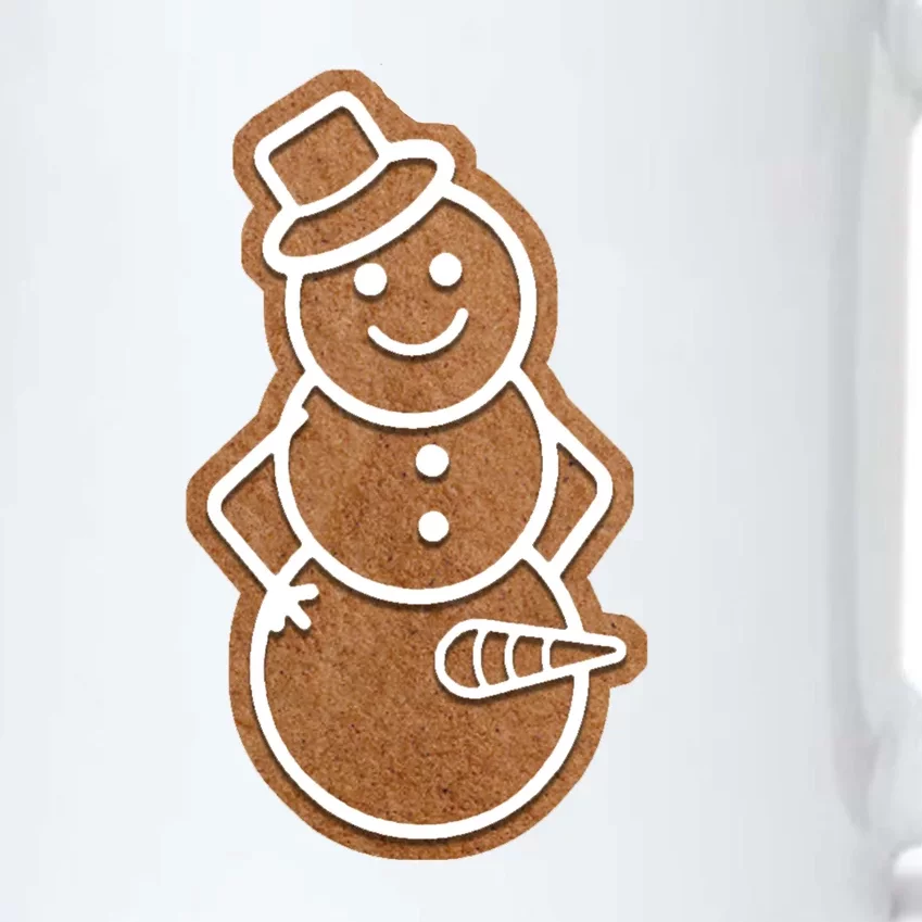 Funny Adult Sex Joke Naughty Gingerbread Dick Christmas Holiday Matching Couple Black Color Changing Mug