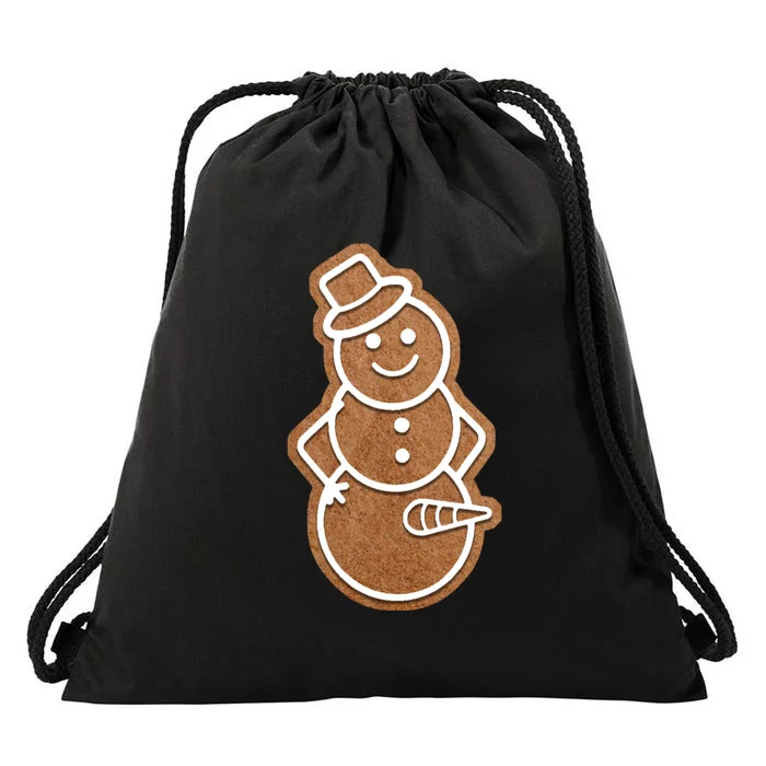 Funny Adult Sex Joke Naughty Gingerbread Dick Christmas Holiday Matching Couple Drawstring Bag