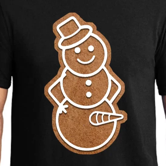 Funny Adult Sex Joke Naughty Gingerbread Dick Christmas Holiday Matching Couple Pajama Set