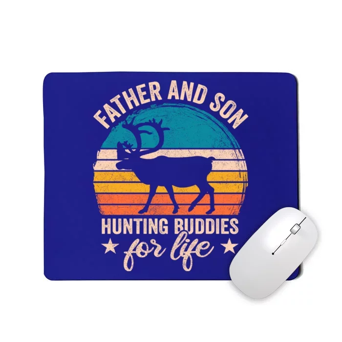 Father And Son Hunting Buddies For Life Caribou Cool Gift Mousepad