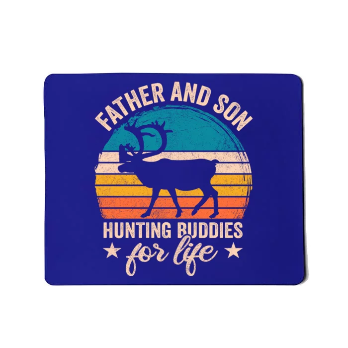 Father And Son Hunting Buddies For Life Caribou Cool Gift Mousepad