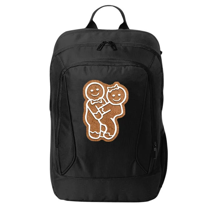 Funny Adult Sex Joke Naughty Gingerbread Make Love Christmas Matching Couple City Backpack