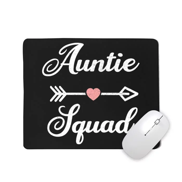 Funny Auntie Squad Tee Mom Niece Nephew For Mothers Day Gift Mousepad