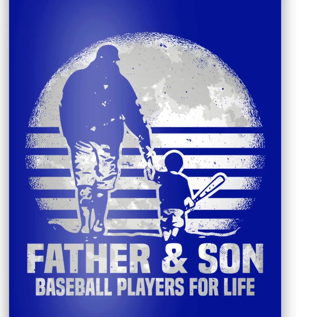 Father And Son Baseball Matching Dad Son Gift Poster