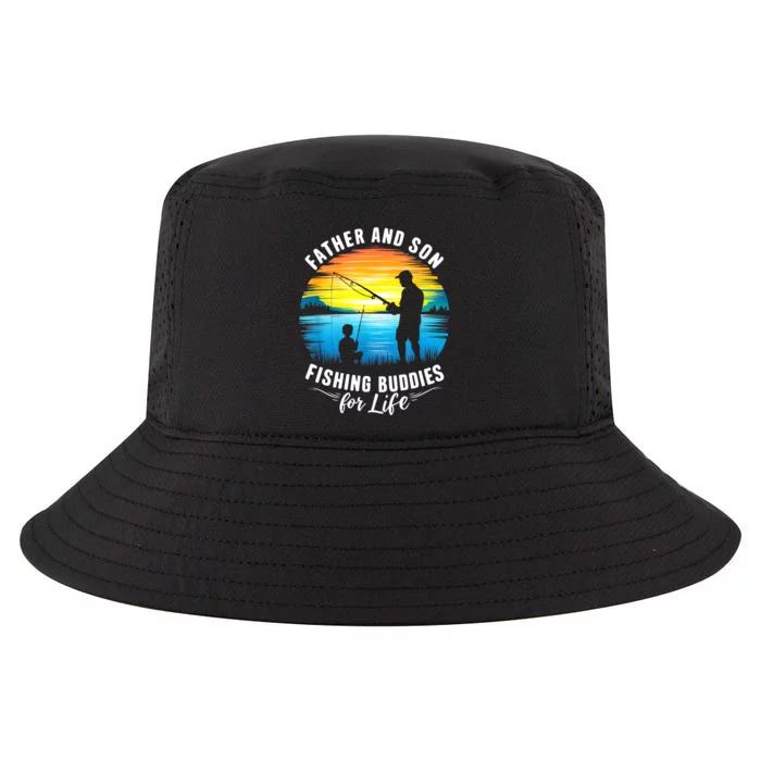 Father And Son Fishing Buddies For Life Cool Comfort Performance Bucket Hat