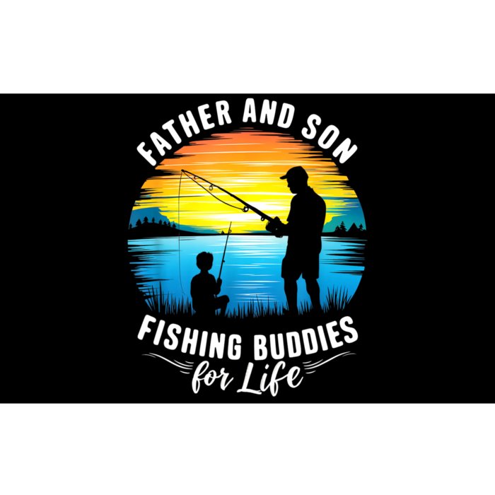 Father And Son Fishing Buddies For Life Bumper Sticker