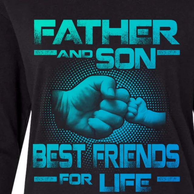 Father And Son Best Friend For Life Funny Fathers Day Great Gift Womens Cotton Relaxed Long Sleeve T-Shirt