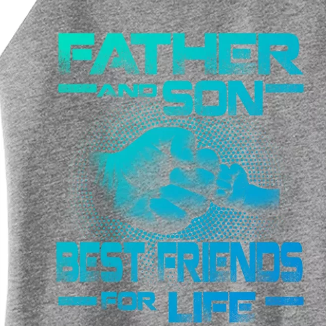 Father And Son Best Friend For Life Funny Fathers Day Great Gift Women’s Perfect Tri Rocker Tank