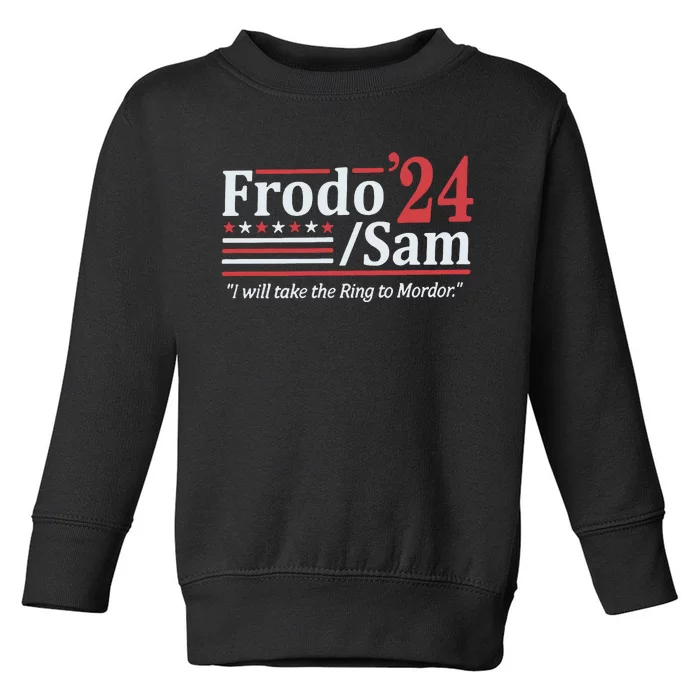 Frodo And Sam 2024 Toddler Sweatshirt