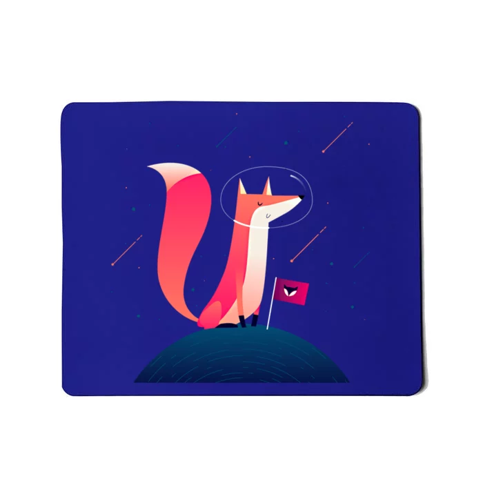 Funny Astronaut Space Fox Cool Fox Astronaut Graphic Design Great Gift Mousepad