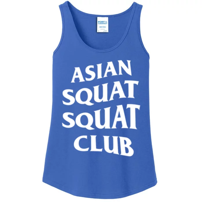 Funny Asian Squat Cool Gift For Proud Asians Ladies Essential Tank