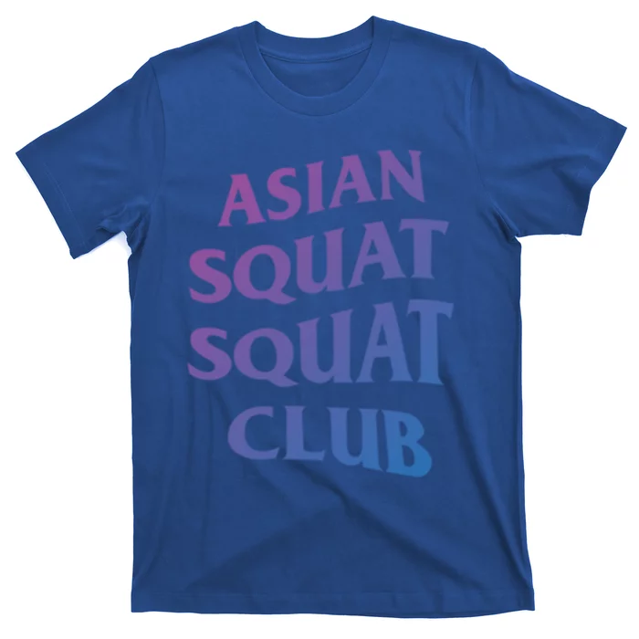 Funny Asian Squat Cool Gift For Proud Asians T-Shirt