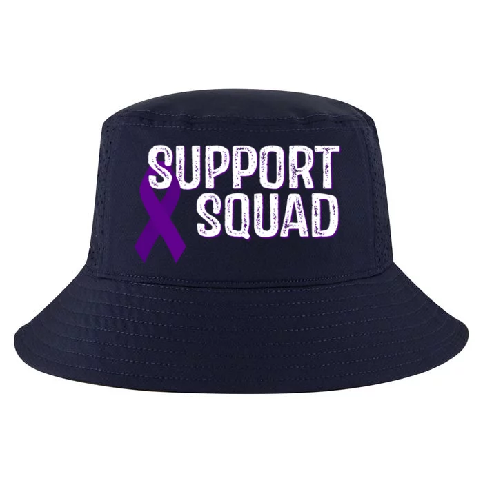 Fibromyalgia Awareness Support Squad Gift Cool Comfort Performance Bucket Hat