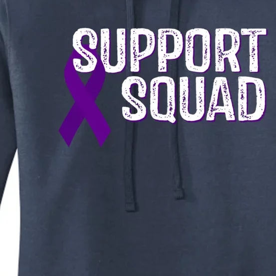 Fibromyalgia Awareness Support Squad Gift Women's Pullover Hoodie