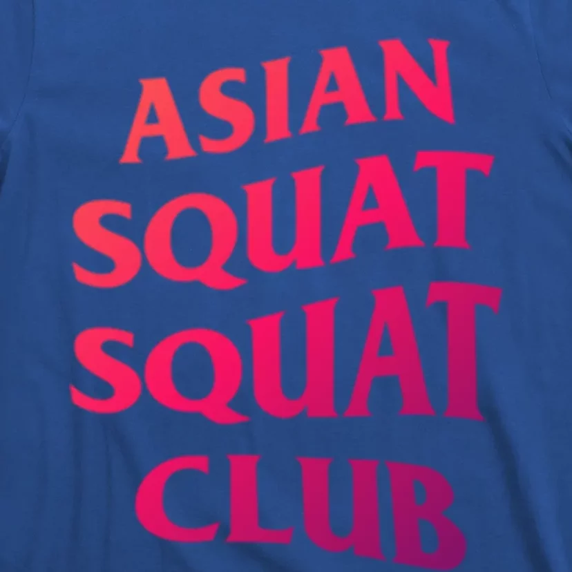 Funny Asian Squat Cool Gift For Proud Asians T-Shirt