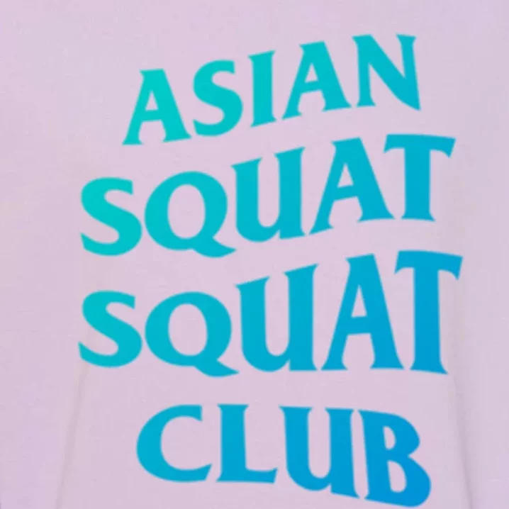 Funny Asian Squat Cool Gift For Proud Asians Garment-Dyed Sweatshirt