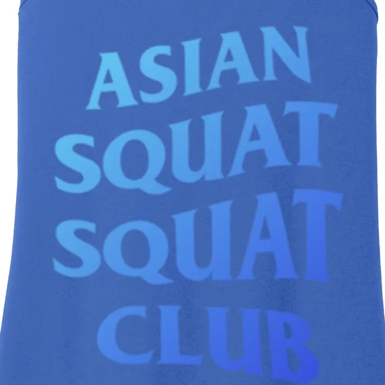 Funny Asian Squat Cool Gift For Proud Asians Ladies Essential Tank