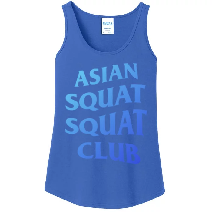 Funny Asian Squat Cool Gift For Proud Asians Ladies Essential Tank