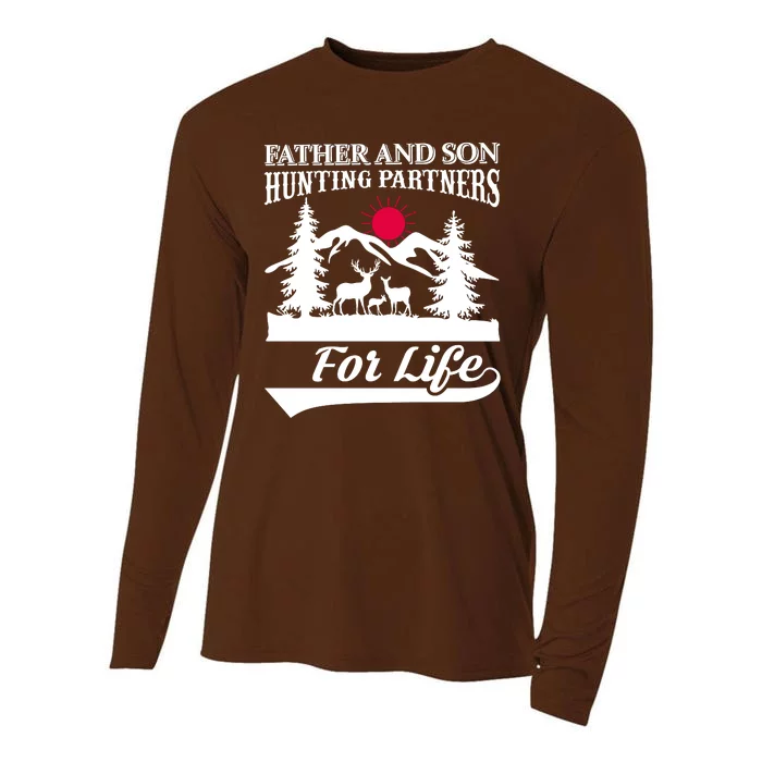 Father And Son Hunting Partners For Life Cooling Performance Long Sleeve Crew