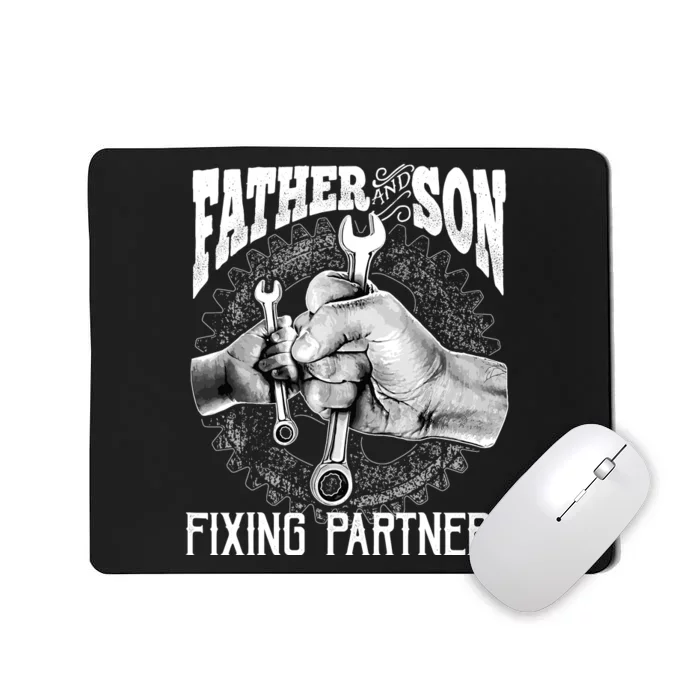 Father And Son Mechanic Mechanic FatherS Day Gift Mousepad