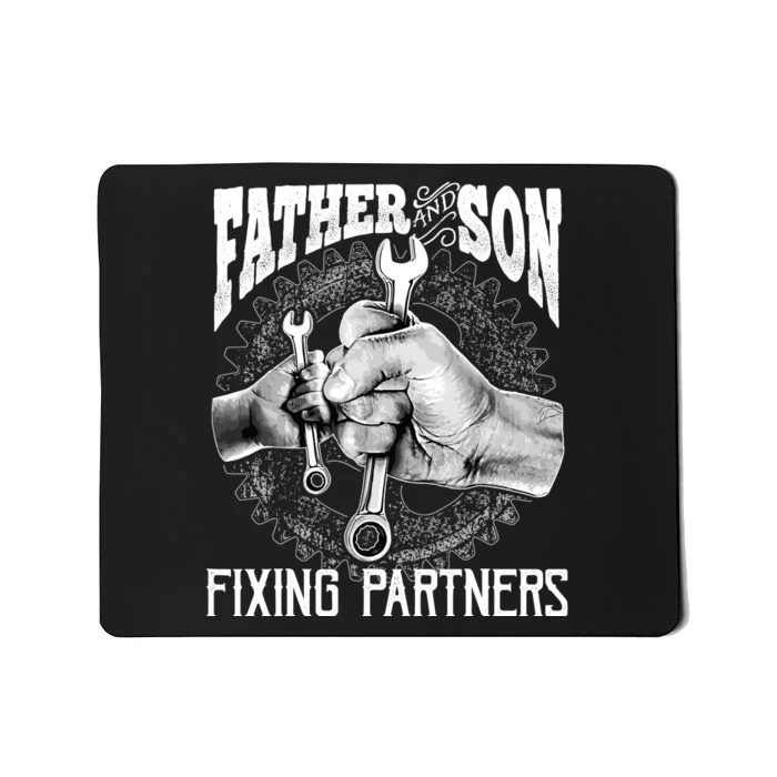 Father And Son Mechanic Mechanic FatherS Day Gift Mousepad