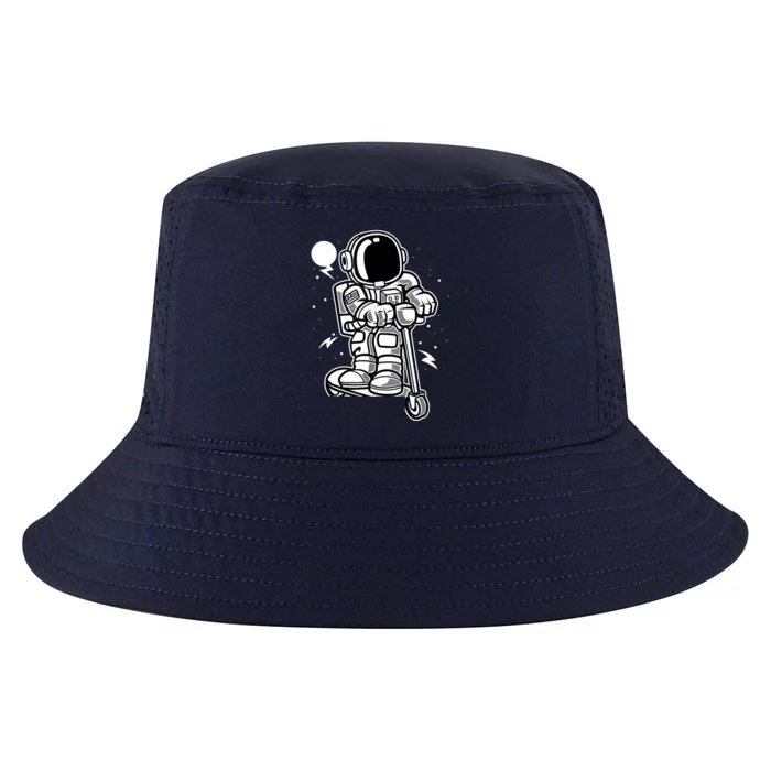 Funny Astronaut Scooter Space Galaxy Gift Cool Comfort Performance Bucket Hat