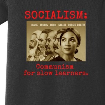 Funny Anti Socialist Conservative Baby Bodysuit