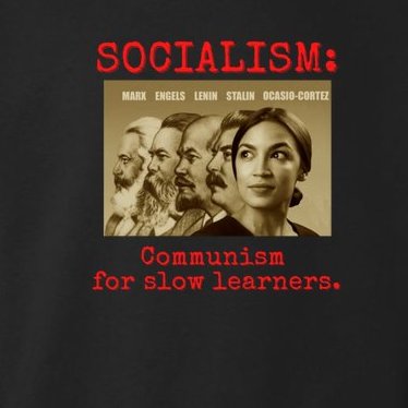 Funny Anti Socialist Conservative Toddler Hoodie