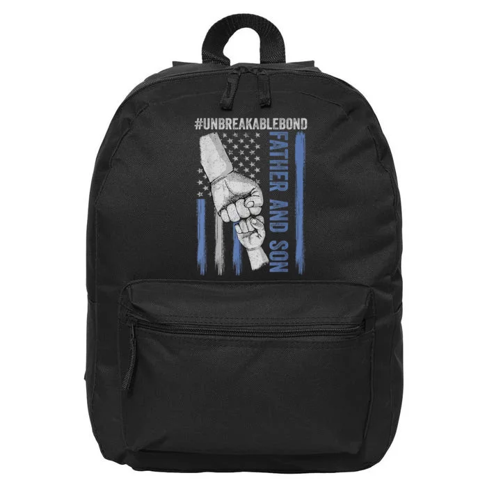 Father And Son Unbreakable Bond Father Day Gifts 16 in Basic Backpack