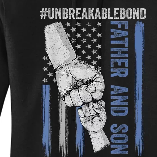 Father And Son Unbreakable Bond Father Day Gifts Women's Pullover Hoodie