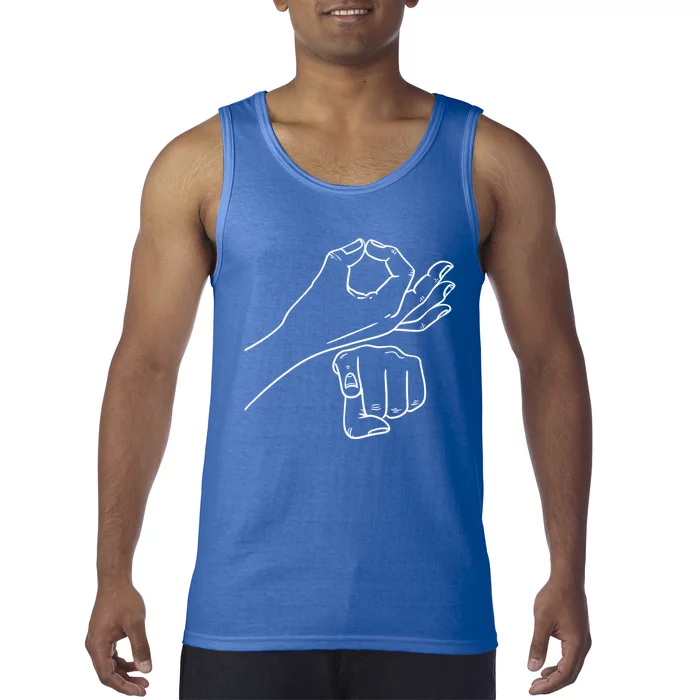 Funny Asl Sign Language (Explicit) Novelty Tee Gift Tank Top