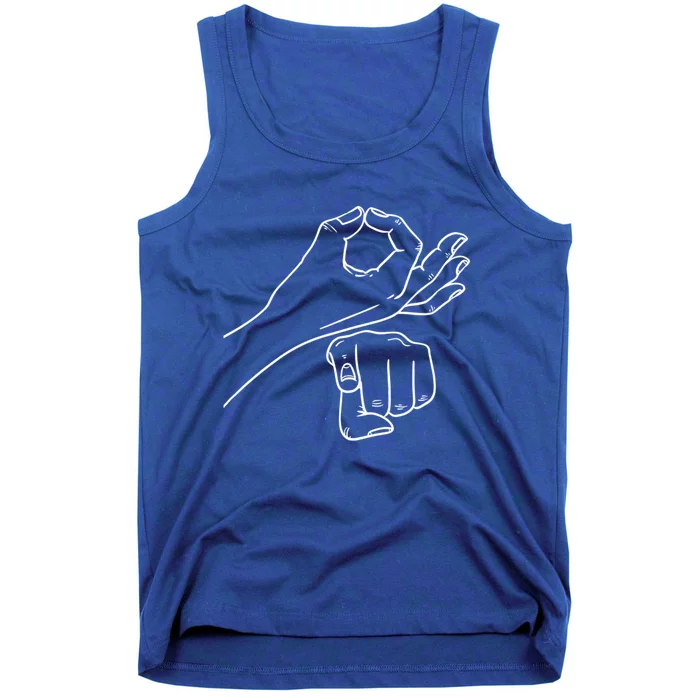 Funny Asl Sign Language (Explicit) Novelty Tee Gift Tank Top