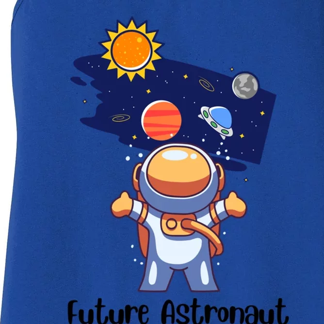 Future Astronaut Space Explorer / Mars Earth Galaxy Funny Gift Women's Racerback Tank