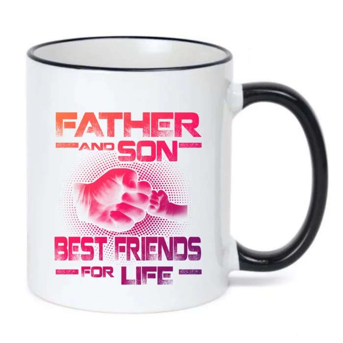 Father And Son Best Friend For Life Funny Fathers Day Great Gift Black Color Changing Mug