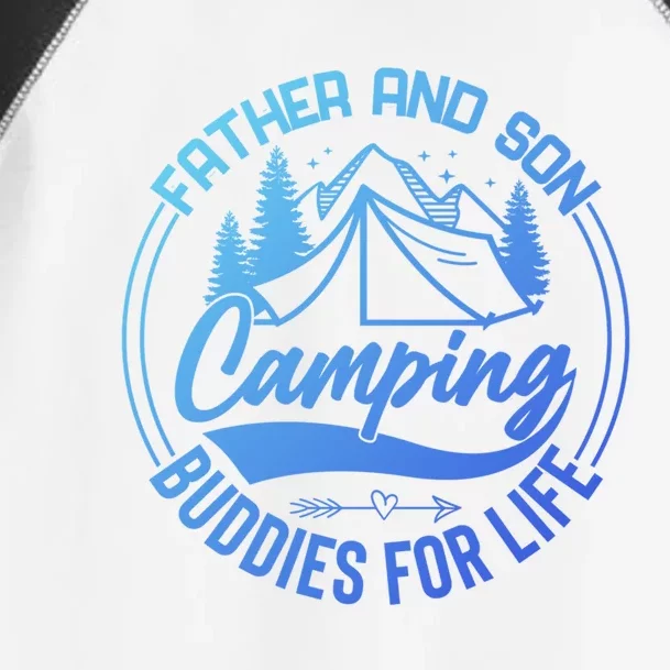 Father And Son Camping Buddies For Life Funny Camping Gift Toddler Fine Jersey T-Shirt