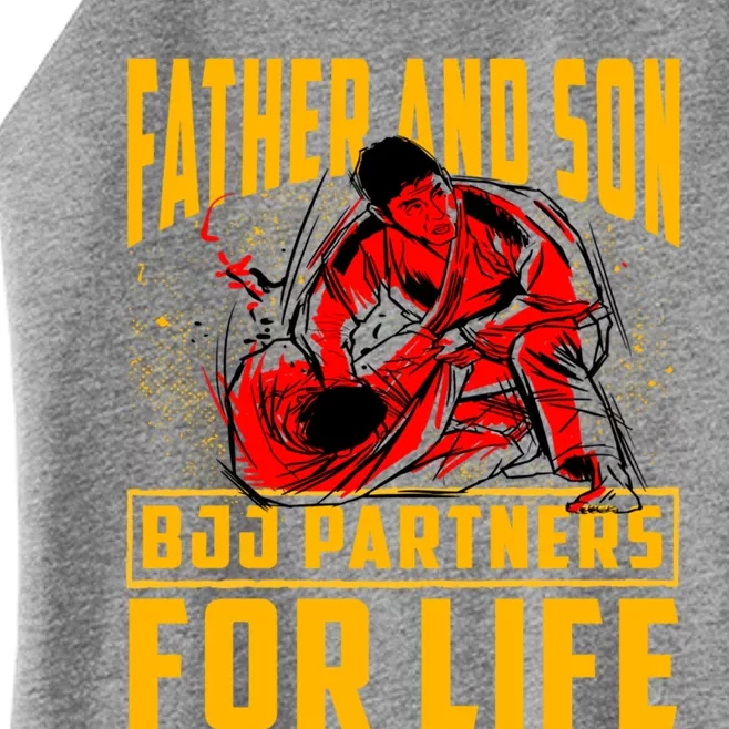 Father And Son Bjj Partners For Life Brazilian Jiujitsu Gift Women’s Perfect Tri Rocker Tank