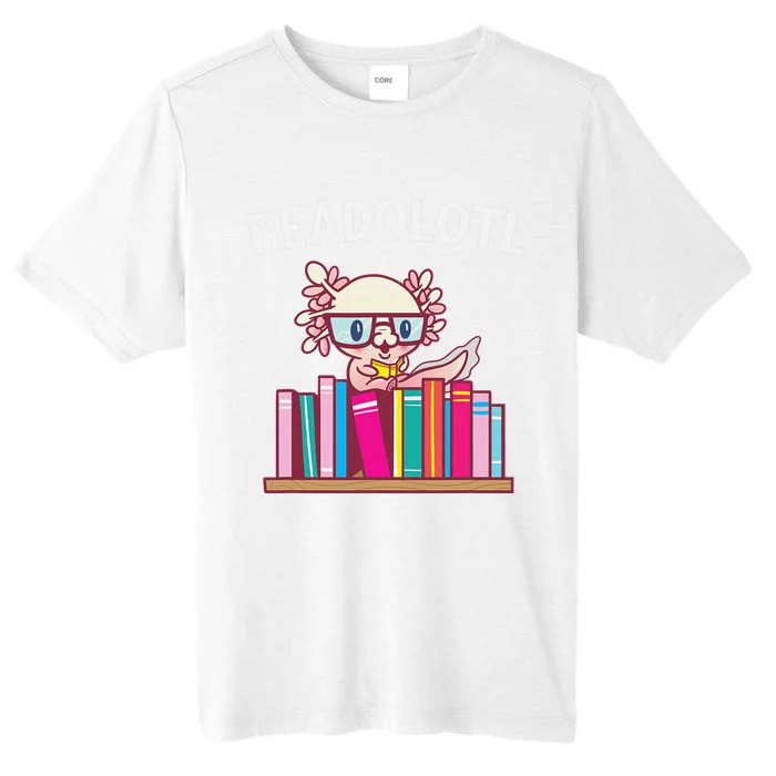 Funny Axolotl Shirt Book Reading Gift Bookworm   Boys & Girls ChromaSoft Performance T-Shirt