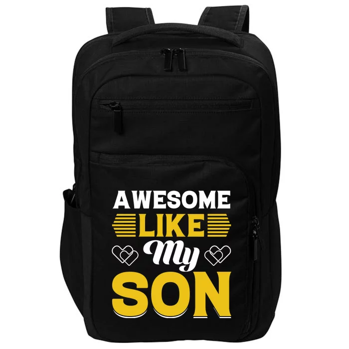 Father And Son Best Friends For Life Impact Tech Backpack