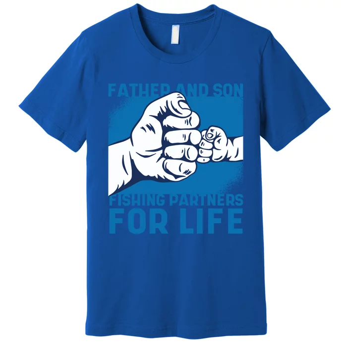 Father And Son Fishing Trip Fisher Family Great Gift Premium T-Shirt