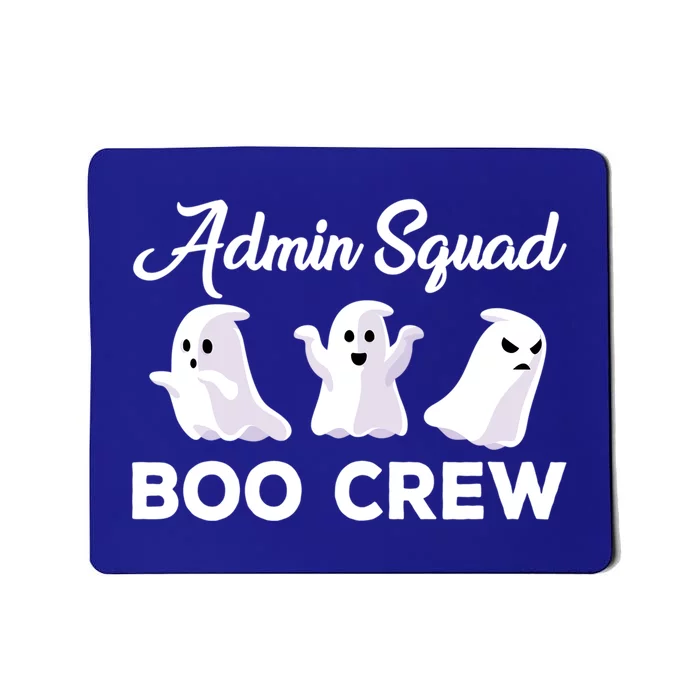 Funny Admin Squad Boo Crew Spooky Office Halloween Costume Gift Mousepad