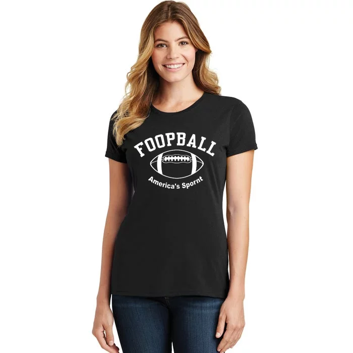 Foopball AmericaS Spornt Women's T-Shirt