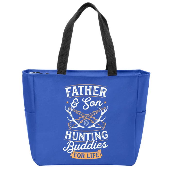 Father And Son Hunting Buddies For Life Gift Zip Tote Bag