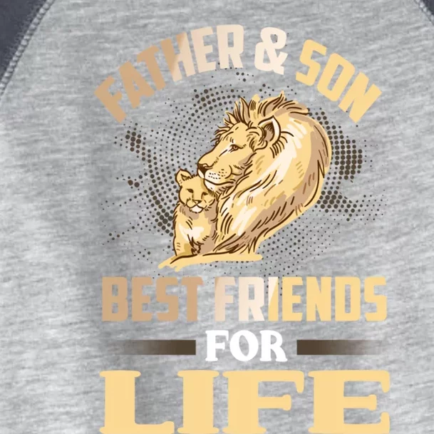 Father And Son Best Friends For Life Lion Matching Cool Gift Toddler Fine Jersey T-Shirt