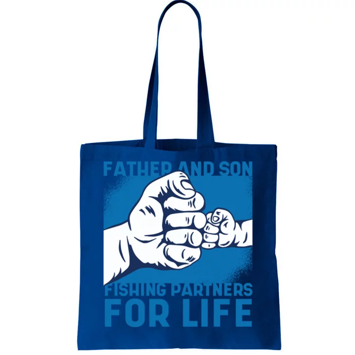 Father And Son Fishing Trip Fisher Family Gift Tote Bag