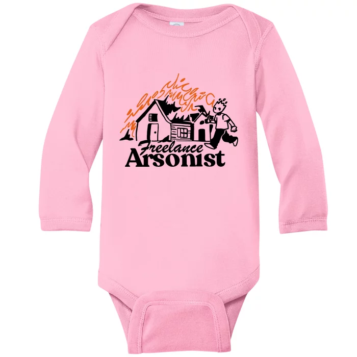 Freelance Arsonist Sobsannix Baby Long Sleeve Bodysuit