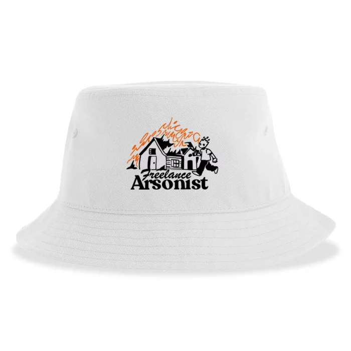 Freelance Arsonist Sobsannix Sustainable Bucket Hat