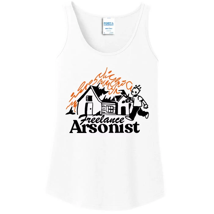 Freelance Arsonist Sobsannix Ladies Essential Tank